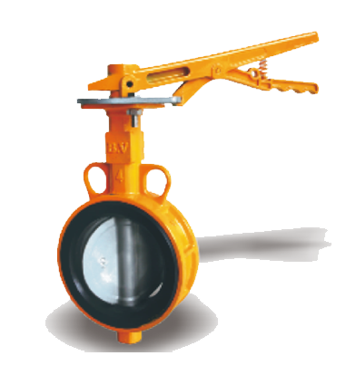 Handle Cast Steel Wafer Butterfly Valve